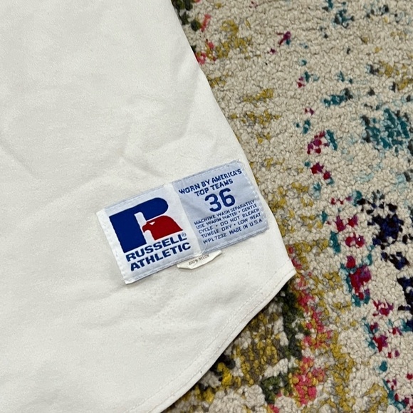 Vintage 1980s Sterling #32 Russell Athletic Club Sports 80s Jersey Size 36 - Picture 3 of 5